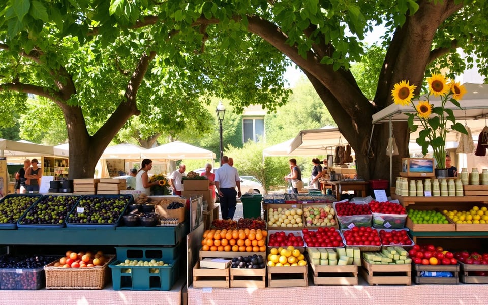 Le marché provençal, mercredi et dimanche matin à Salon-de-Provence